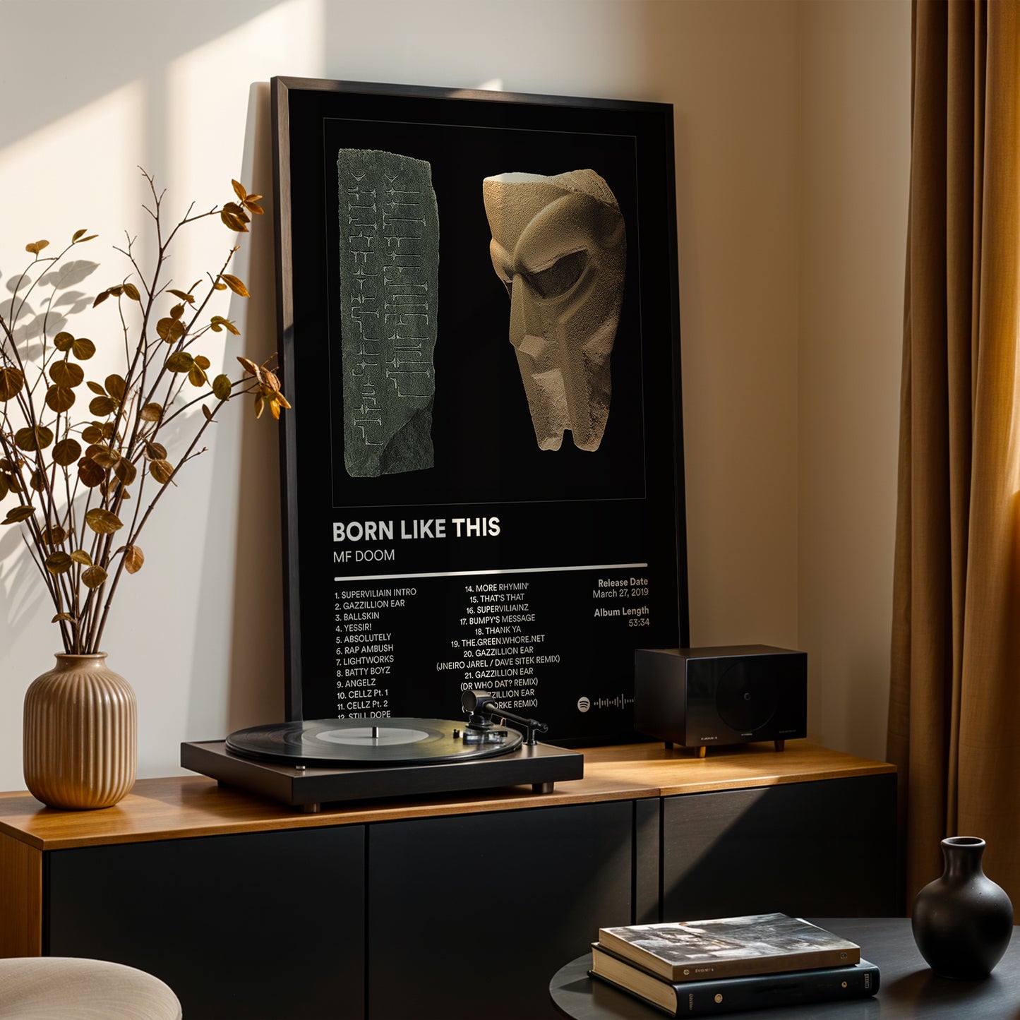 MF DOOM 'Born Like This' Album Poster