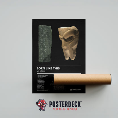 MF DOOM 'Born Like This' Album Poster