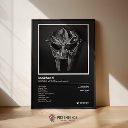MF DOOM 'Bookhead' Album Poster