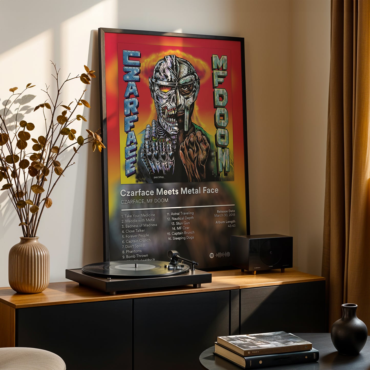MF DOOM 'Czarface Meets Metal Face' Album Poster