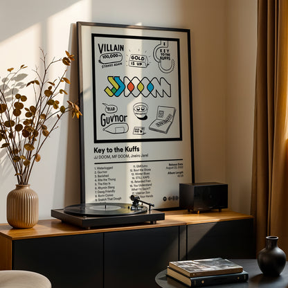 MF DOOM 'Key To The Kuffs' Album Poster