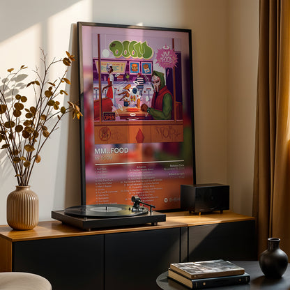 MF DOOM 'MM..Food' (20th Anniversary) Album Poster