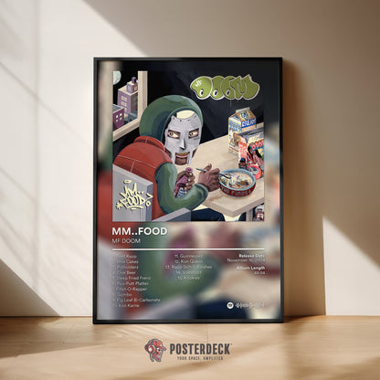 MF DOOM 'MM..Food' Album Poster