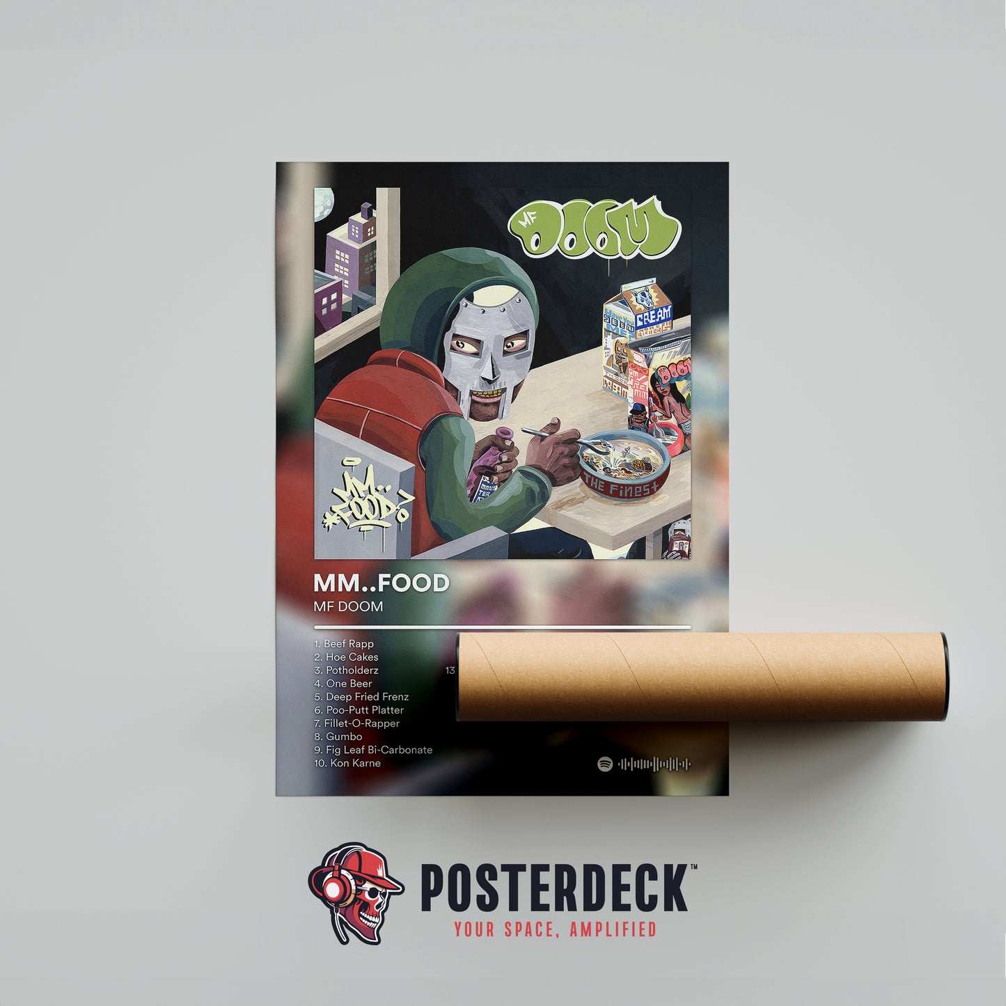 MF DOOM 'MM..Food' Album Poster