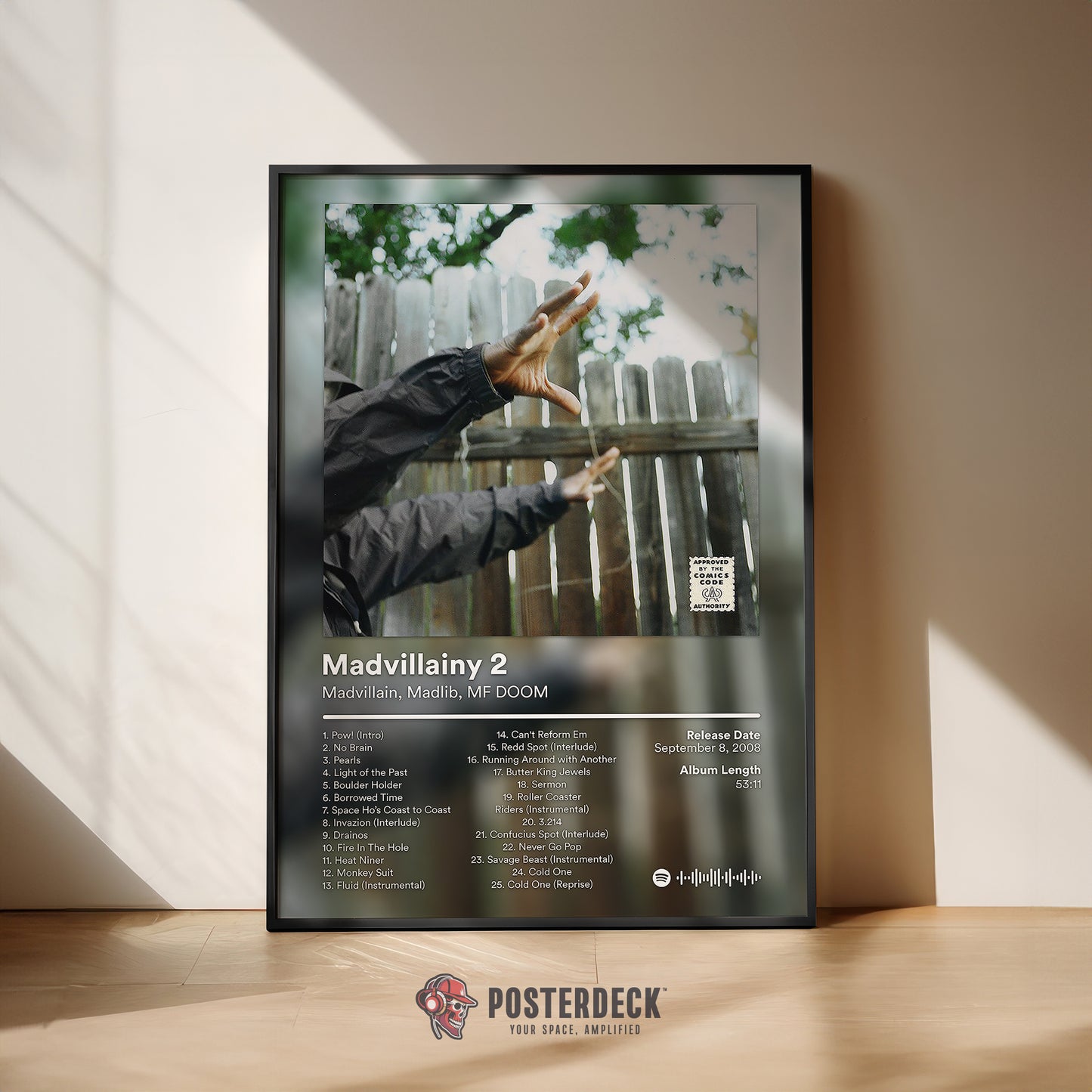 MF DOOM 'Mad Villainy 2' Album Poster