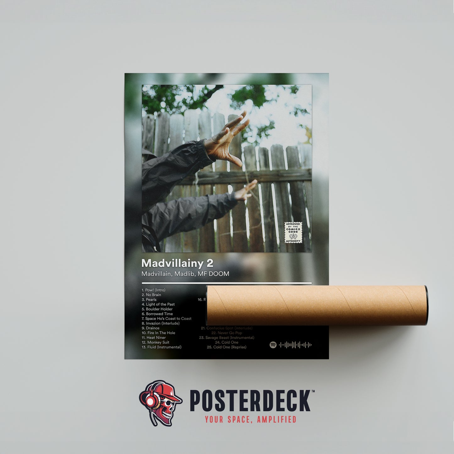 MF DOOM 'Mad Villainy 2' Album Poster