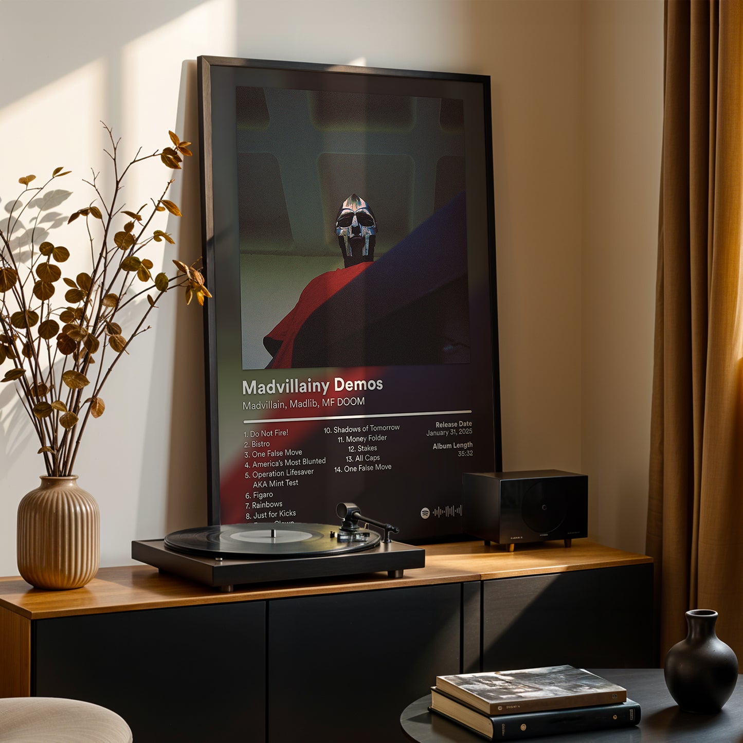 MF DOOM 'Madvillainy Demos' Album Poster