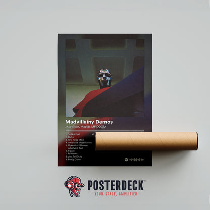 MF DOOM 'Madvillainy Demos' Album Poster