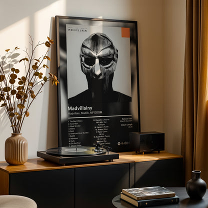 MF DOOM 'Mad Villainy' Album Poster