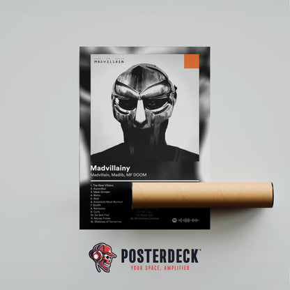 MF DOOM 'Mad Villainy' Album Poster
