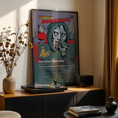 MF DOOM 'Operation: Doomsday' Album Poster