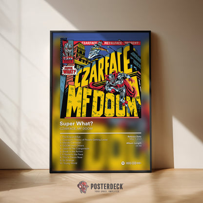 MF DOOM 'Super What?' Album Poster