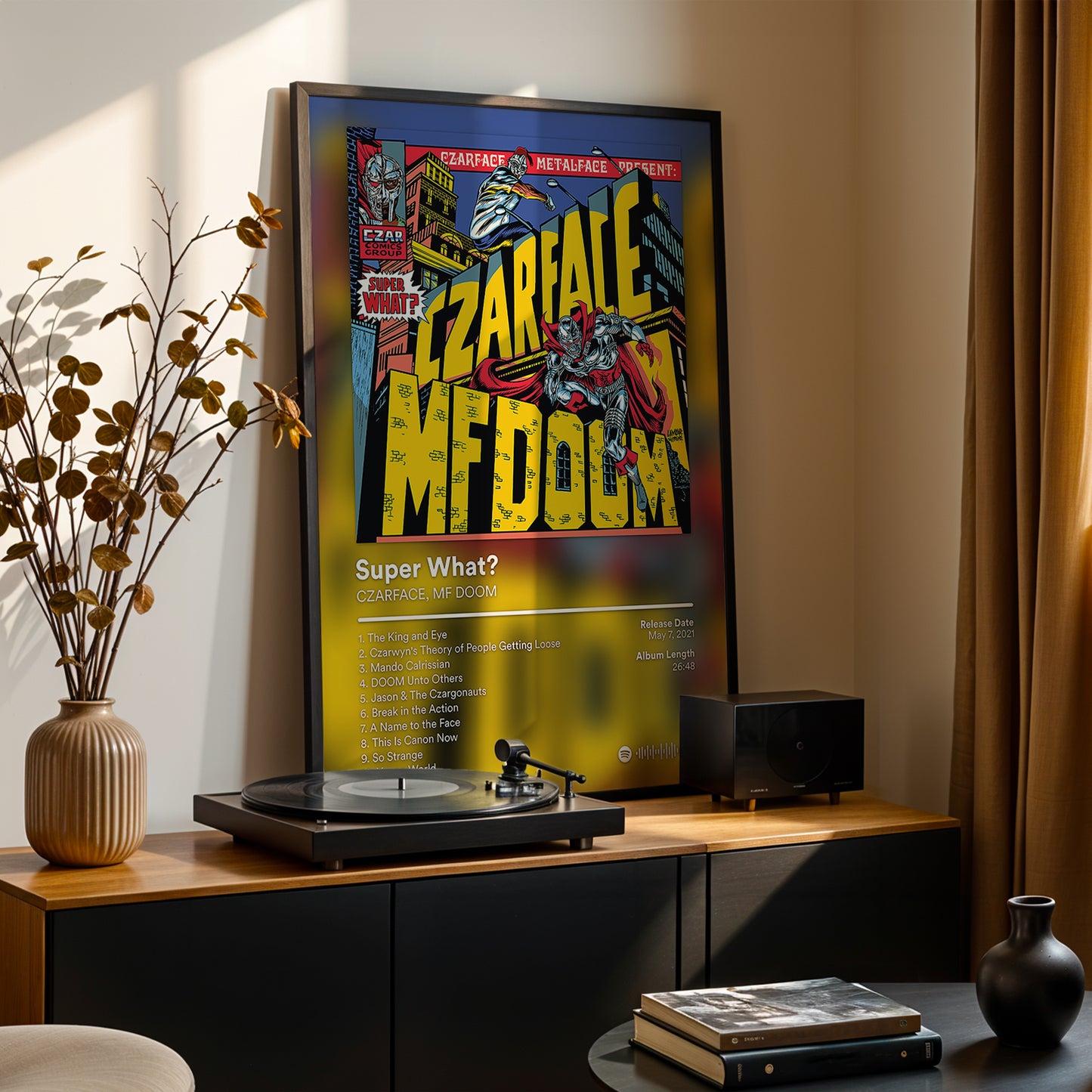 MF DOOM 'Super What?' Album Poster
