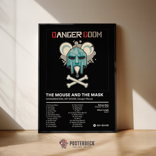 MF DOOM 'The Mouse And The Mask' (Metalface Edition) Album Poster