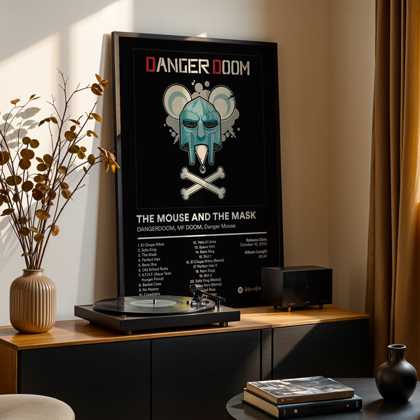 MF DOOM 'The Mouse And The Mask' (Metalface Edition) Album Poster