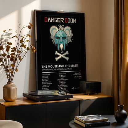 MF DOOM 'The Mouse And The Mask' (Metalface Edition) Album Poster
