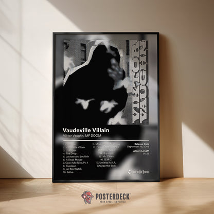 MF DOOM 'Vaudeville Villain' Album Poster
