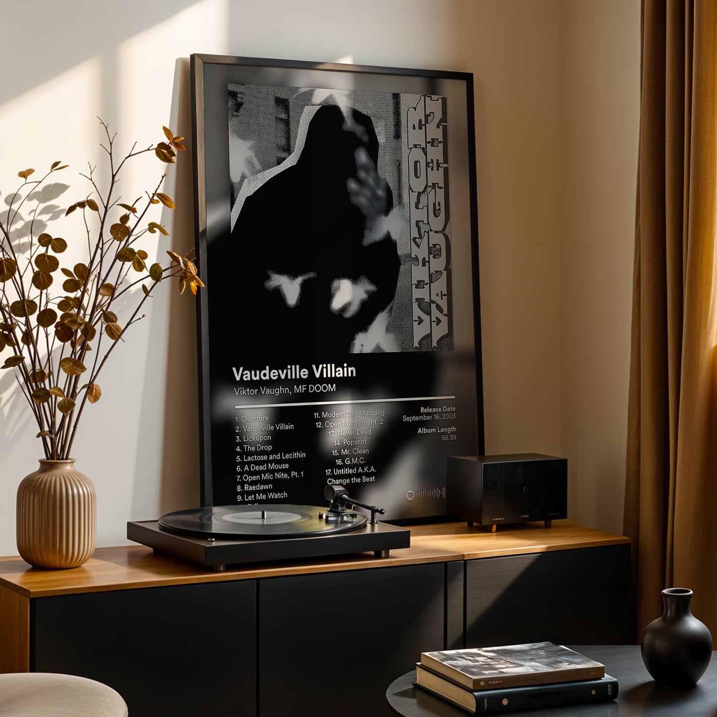 MF DOOM 'Vaudeville Villain' Album Poster