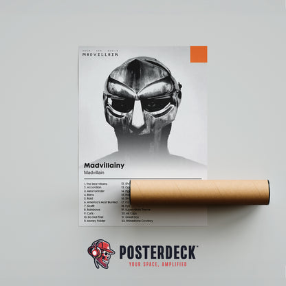 MF DOOM 'Mad Villainy' Album Poster