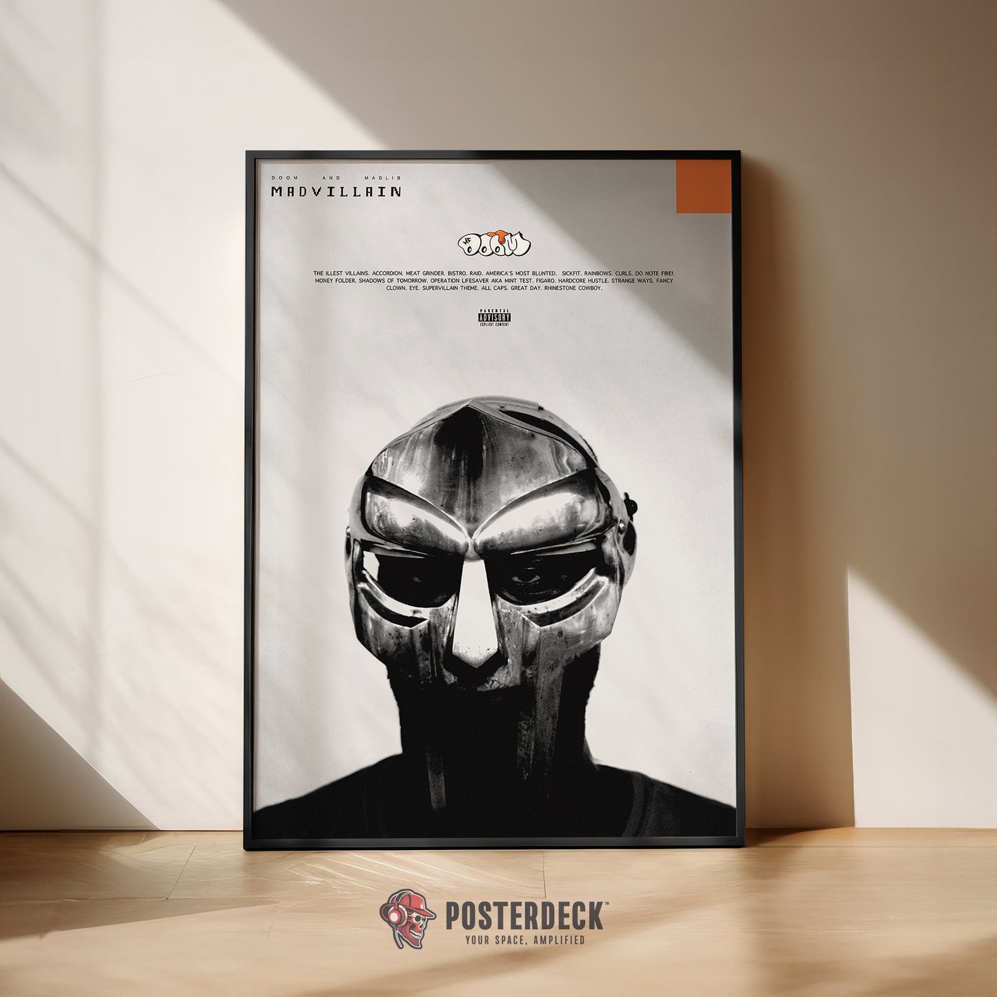 MF DOOM 'Mad Villainy' Poster