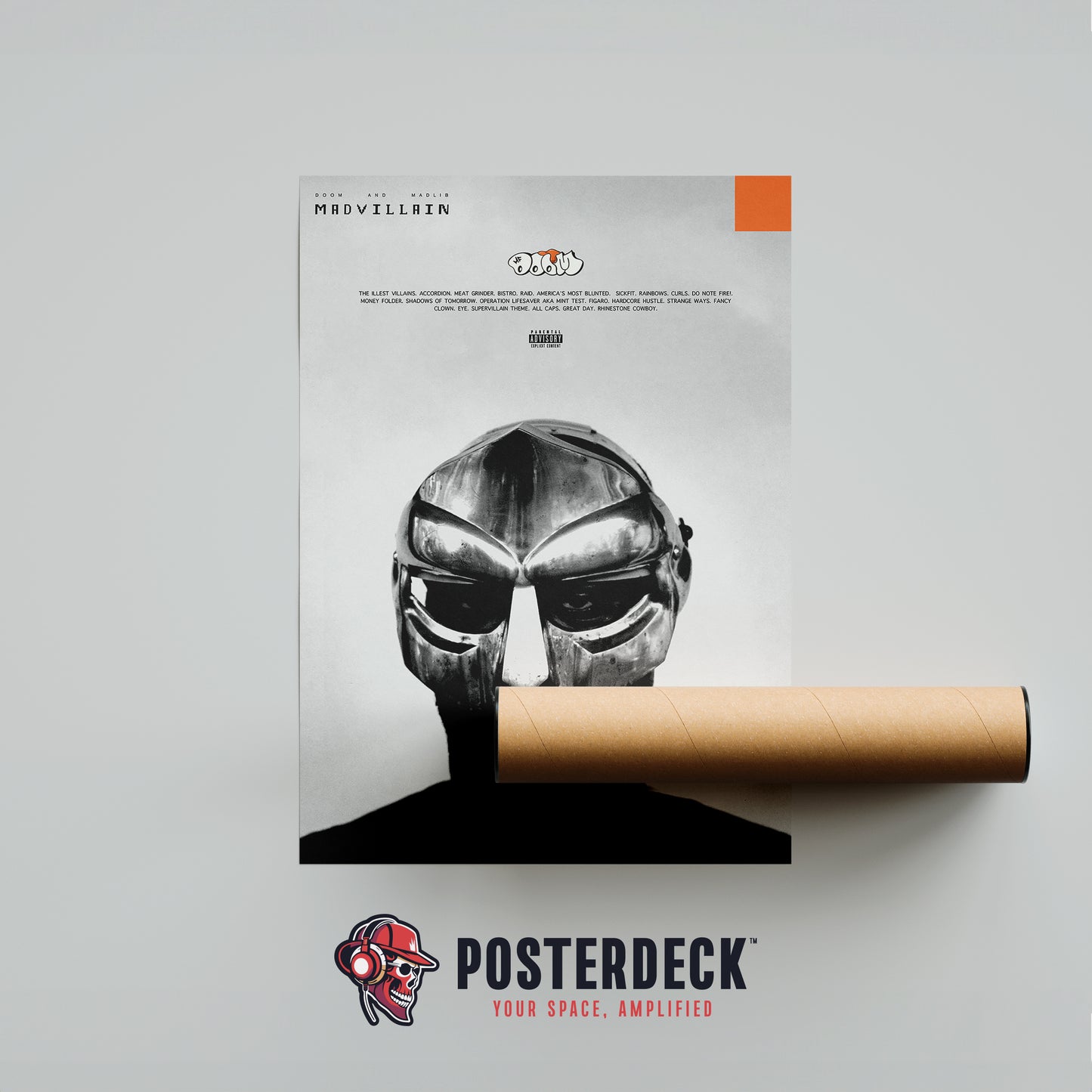 MF DOOM 'Mad Villainy' Poster