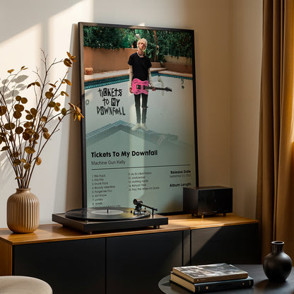 Machine Gun Kelly 'Tickets To My Downfall' Album Poster