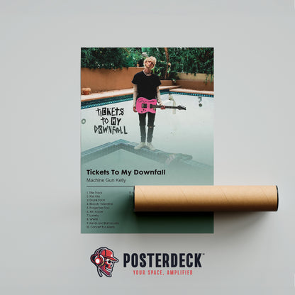 Machine Gun Kelly 'Tickets To My Downfall' Album Poster