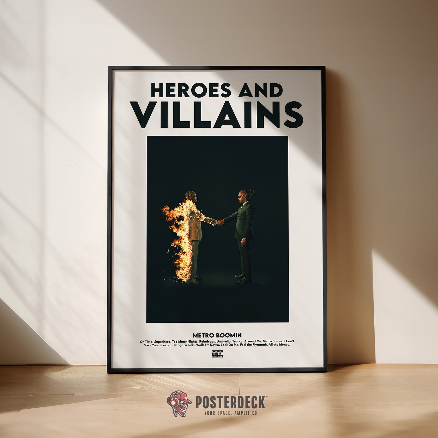 Metro Boomin 'HEROES & VILLAINS' Poster