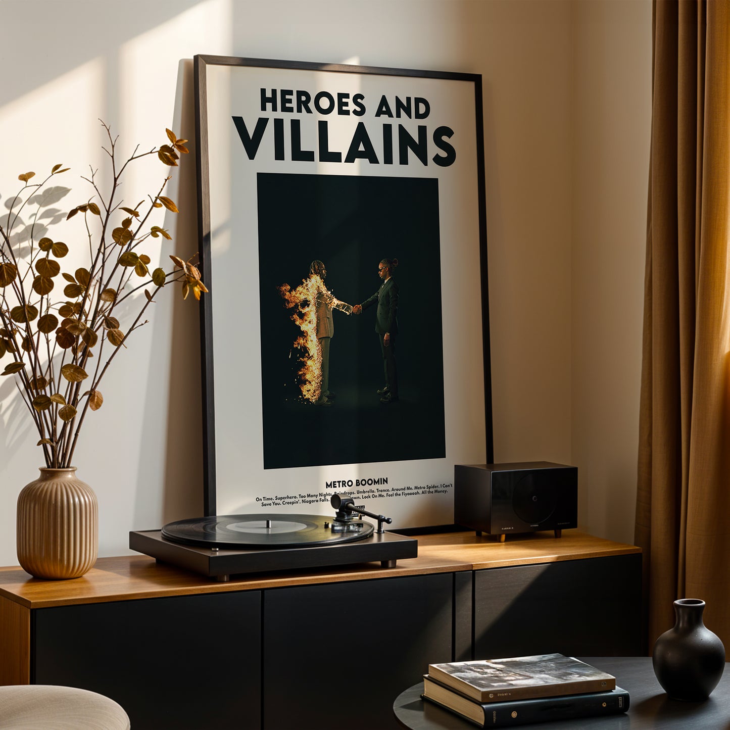 Metro Boomin 'HEROES & VILLAINS' Poster