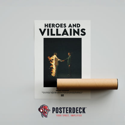 Metro Boomin 'HEROES & VILLAINS' Poster
