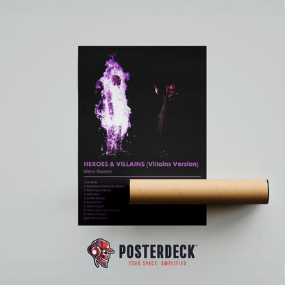 Metro Boomin 'HEROES & VILLAINS (Villains Version)' Album Poster