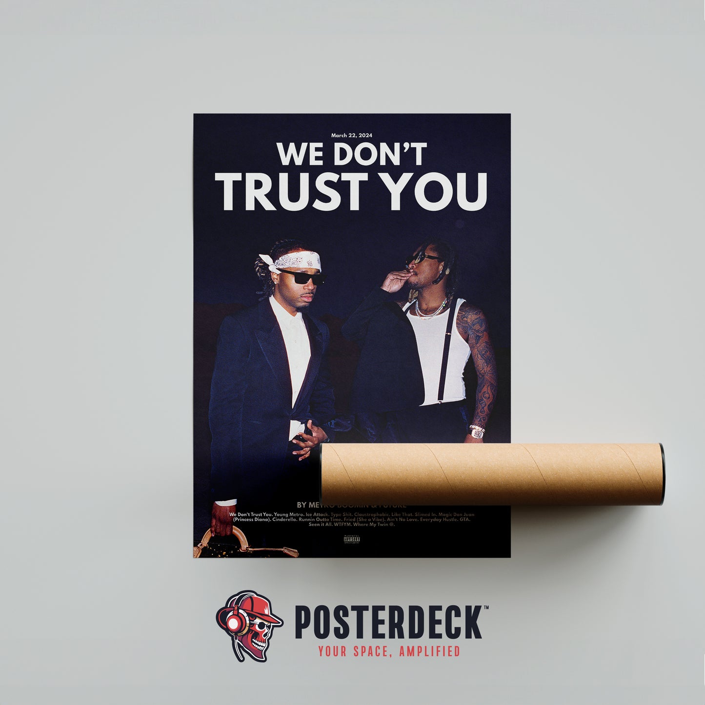 Metro Boomin 'WE DON'T TRUST YOU' Poster
