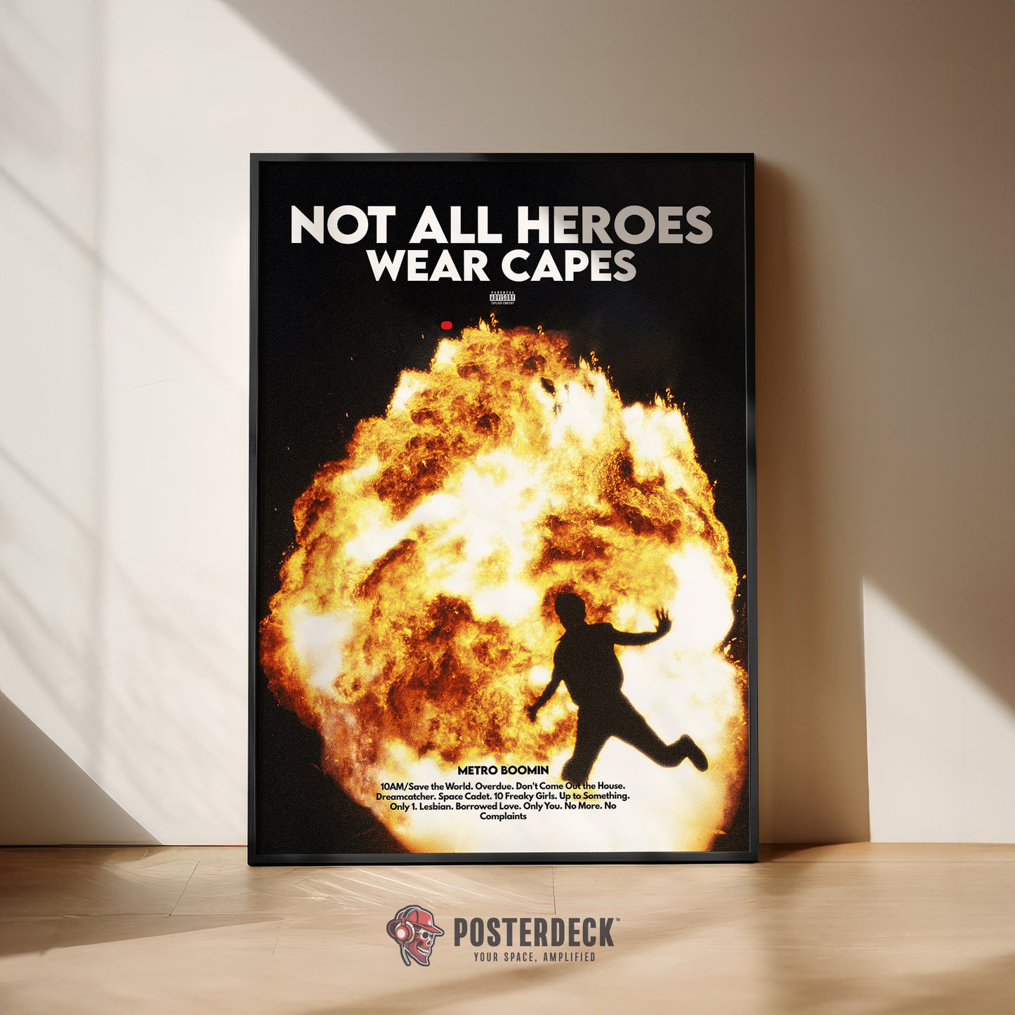 Metro Boomin & 21 Savage 'NOT ALL HEROES WEAR CAPES' Poster