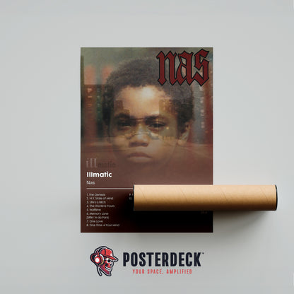 Nas 'Illmatic' Album Poster