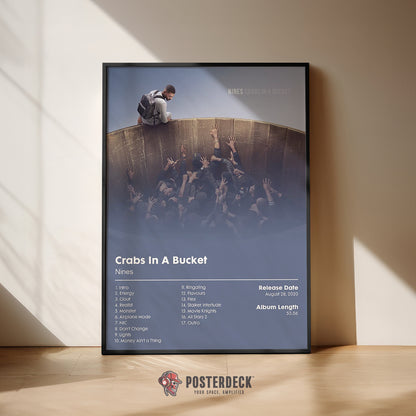 Nines 'Crabs In A Bucket' Album Poster