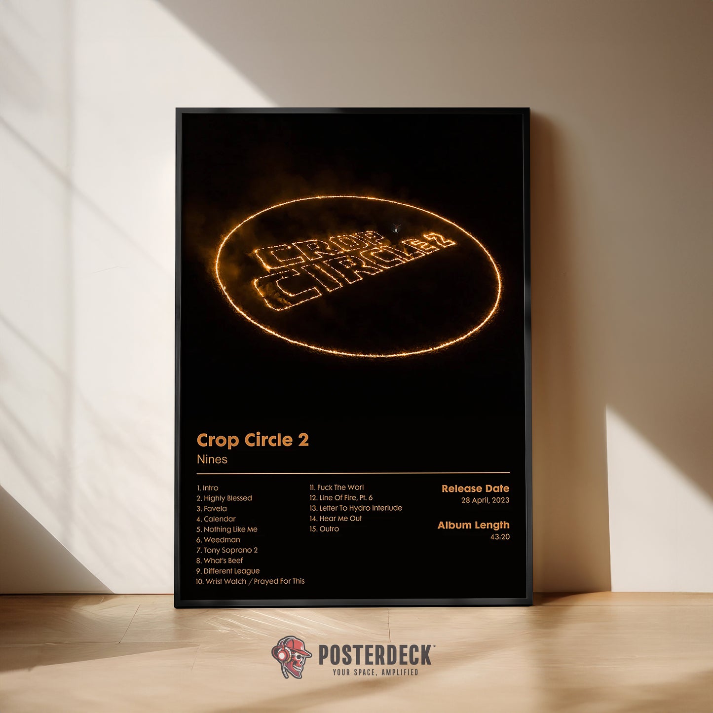 Nines 'Crop Circle 2' Album Poster