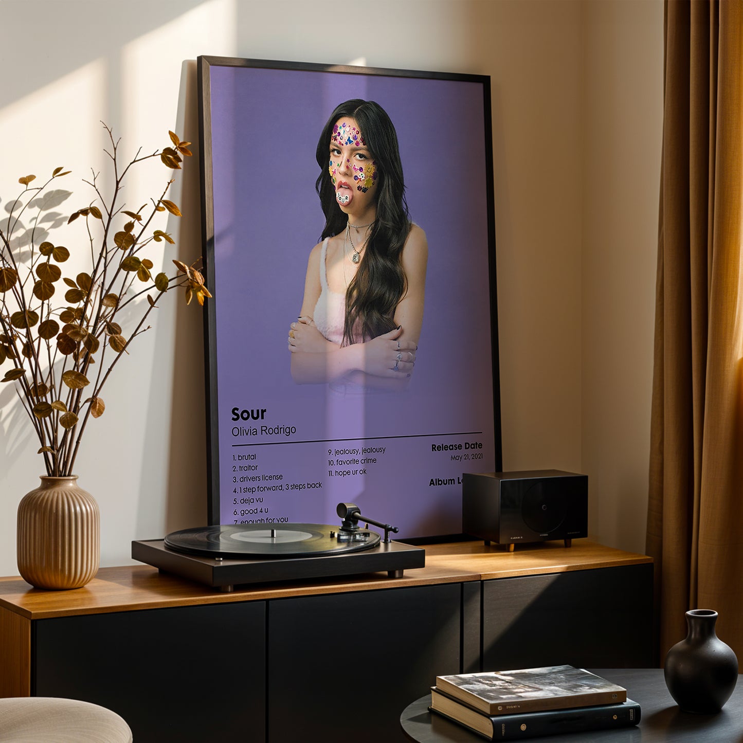 Olivia Rodrigo 'Sour' Album Poster