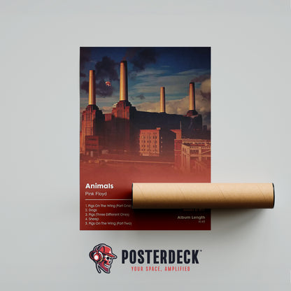 Pink Floyd 'Animals' Album Poster