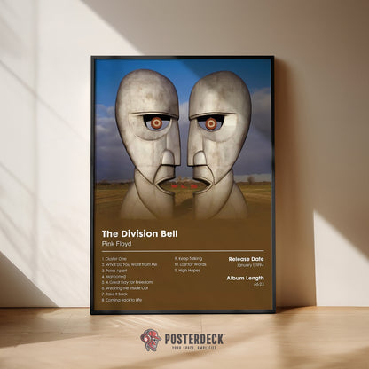 Pink Floyd 'The Division Bell' Album Poster