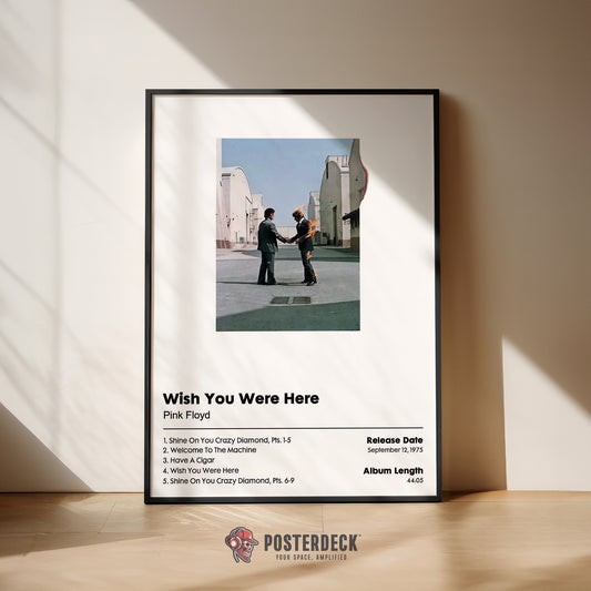 Pink Floyd 'Wish You Were Here' Album Poster