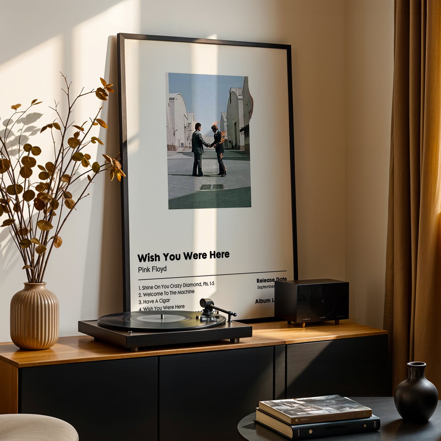 Pink Floyd 'Wish You Were Here' Album Poster