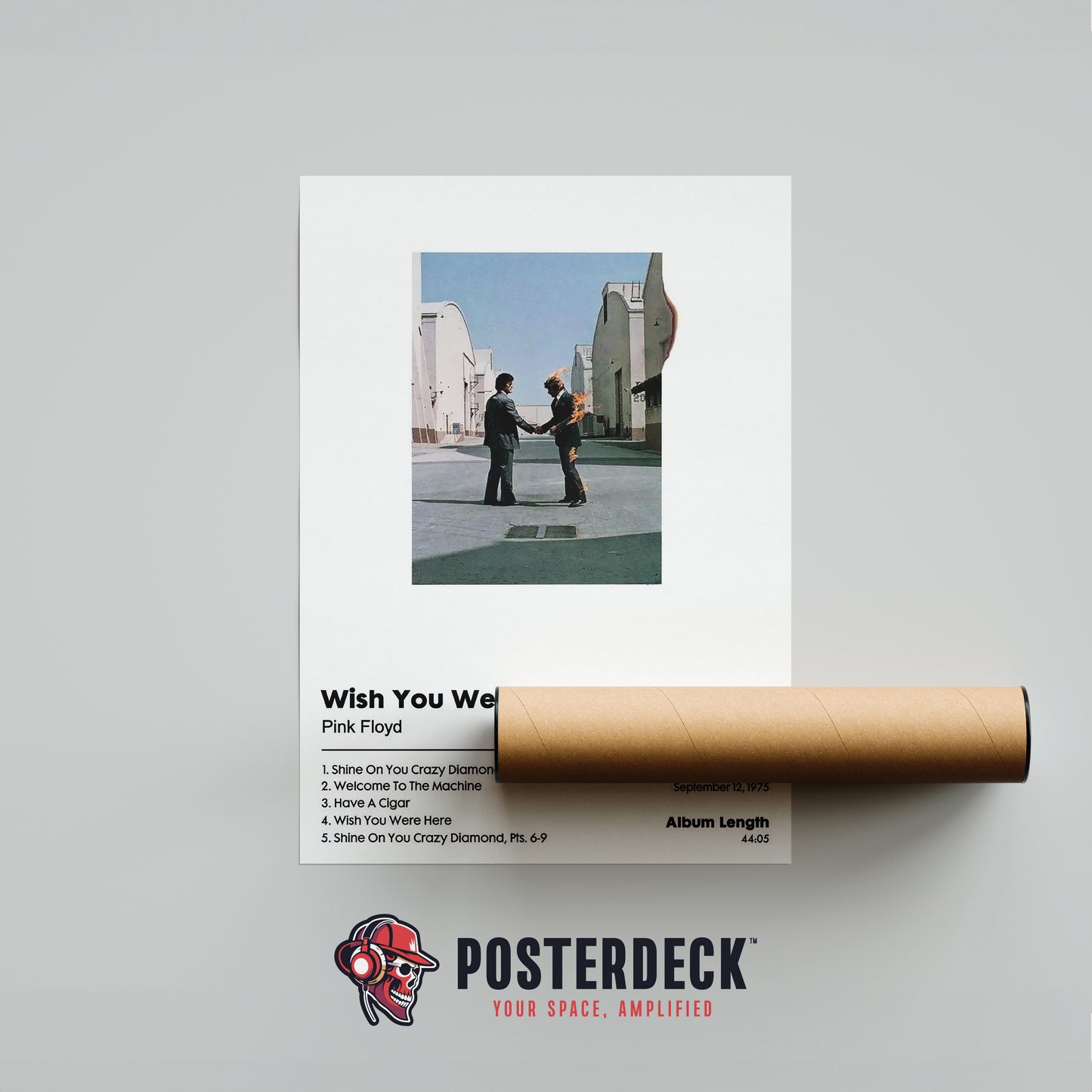 Pink Floyd 'Wish You Were Here' Album Poster