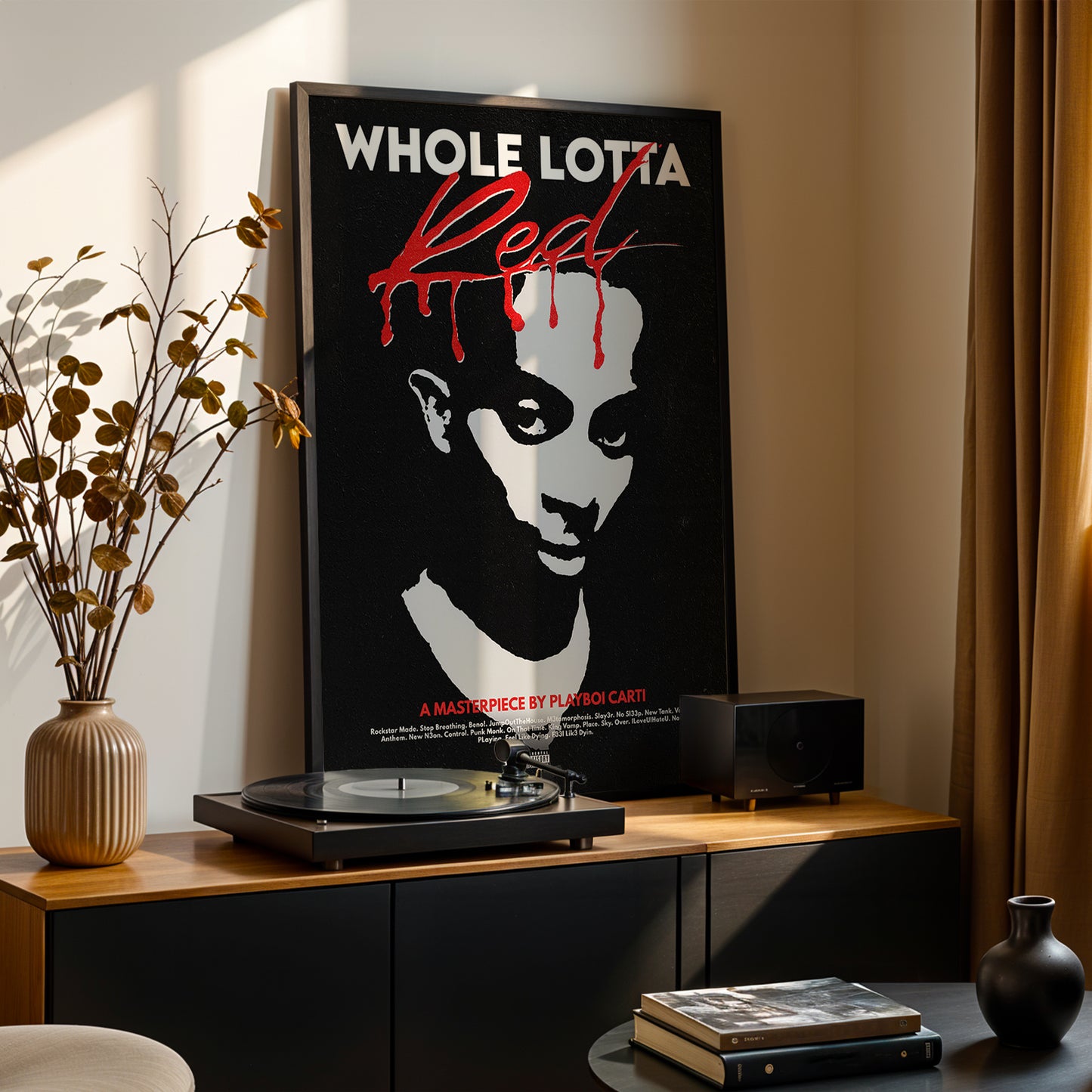 Playboi Carti 'Whole Lotta Red' Poster