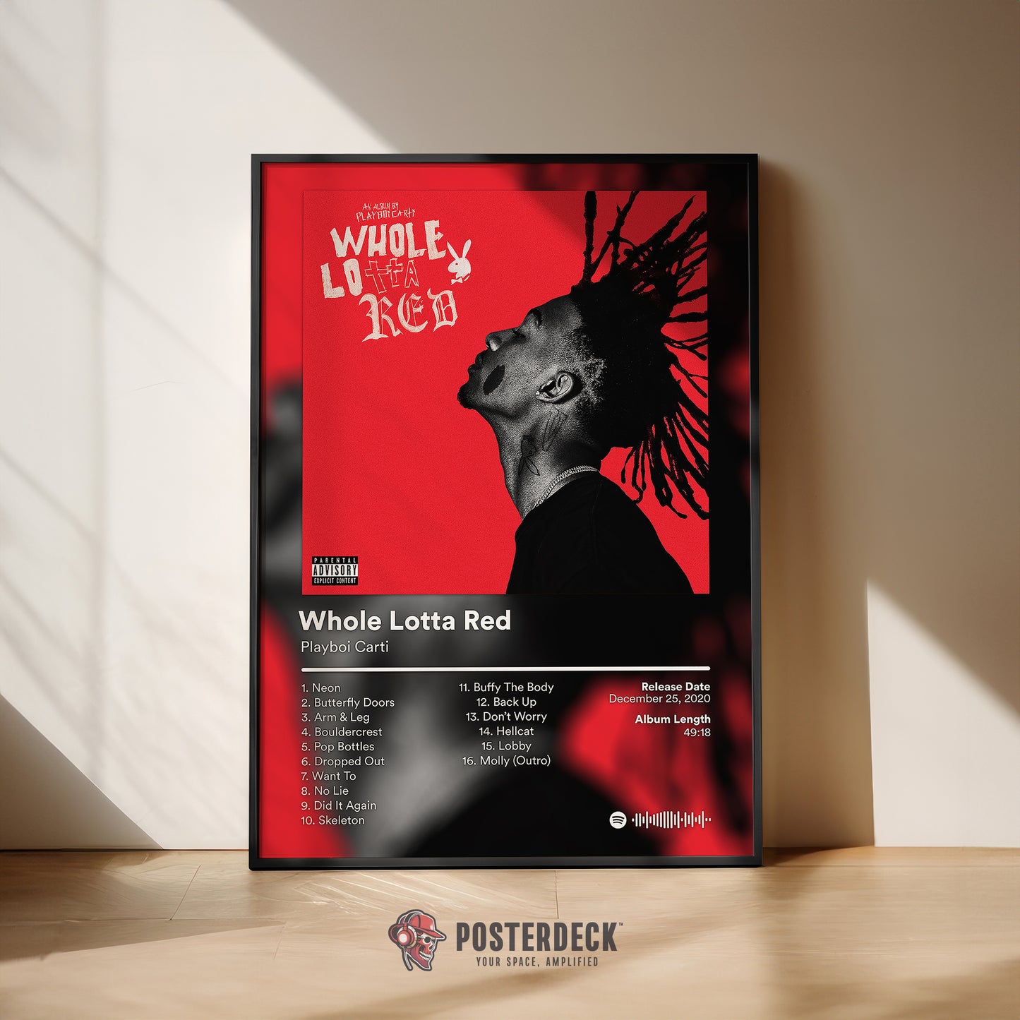 Playboi Carti 'Whole Lotta Red' Album Poster