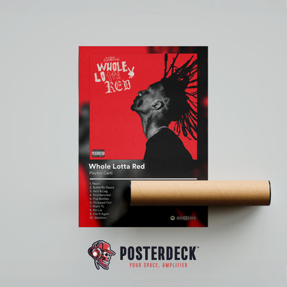 Playboi Carti 'Whole Lotta Red' Album Poster