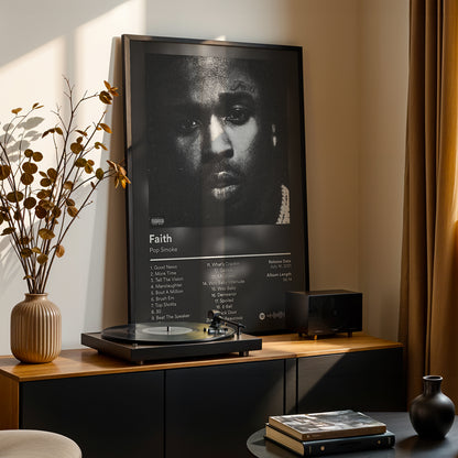 Pop Smoke 'Faith' Album Poster