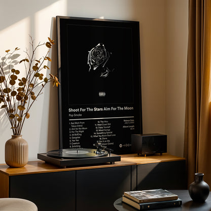 Pop Smoke 'Shoot For The Stars Aim For The Moon' Album Poster