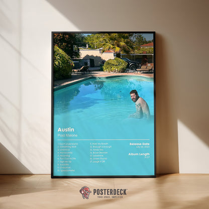 Post Malone 'Austin' Album Poster