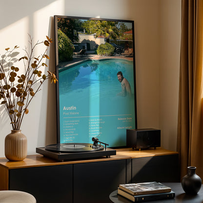 Post Malone 'Austin' Album Poster