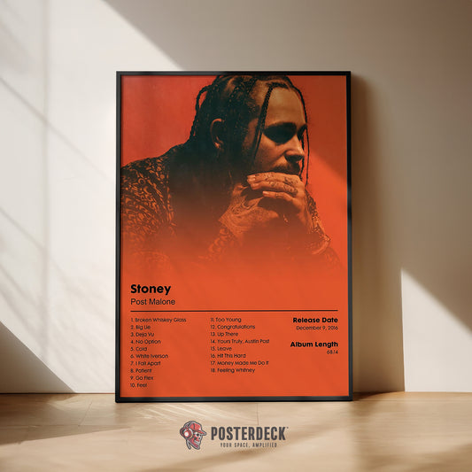 Post Malone 'Stoney' Album Poster